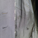 BURBERRY Wool Ruffle Placket Coat