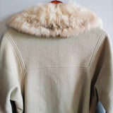 Vintage Wool & Fur Long Coat
