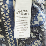 LUCKY BRAND Border Print Maxi Dress