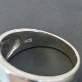 Vintage SS Mother of Pearl Dome Ring