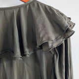 TRINA TURK Silk Ruffled Blouse