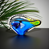 Hand-Blown Murano-Style Tang Fish Sculpture