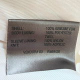 Vintage WILSONS LEATHER Maxima Rabbit Fur Bomber Jacket