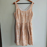 CLUB MONACO Silk Floral Dress