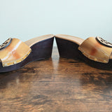 TORY BURCH Patti Patent Leather Wedge Sandals