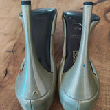 Vintage PRADA Patent Leather d'Orsay Pumps