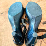 DONALD PLINER Vachetta Leather Sandals