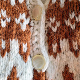 Vintage Handknit Cape
