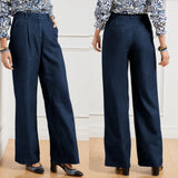 TALBOTS Weston Wide Leg Trouser Jeans