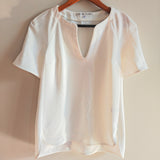 TRINA TURK Split Neck Blouse