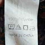 Floral Long-sleeve Tiered Mini Dress