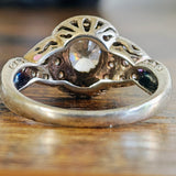 Vintage Quartz Art Deco Filagree Ring