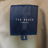 TED BAKER Men's Finnich Diamond Quilt Funnel Jacket
