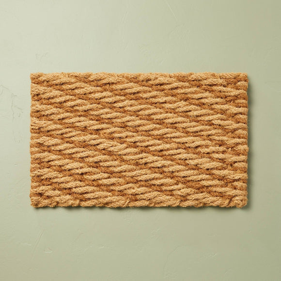 Chunky Twisted Rope Handwoven Accent Rug