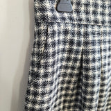 Vintage CHRISTIAN DIOR Tweed Houndstooth Pencil Skirt