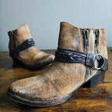 FREEBIRD by Steven Clash Leather Ankle Boots