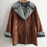 Vintage Vegan Suede Jacket