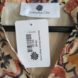 Floral Metallic Thread Blouse