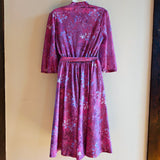 Vintage Floral Midi Dress