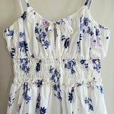 WAYF Wisteria Floral Tiered Midi Dress