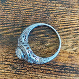 Vintage Quartz Art Deco Filagree Ring