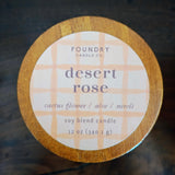 FOUNDRY CANDLE CO Desert Rose Candle