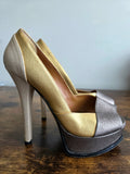 FENDI Fendista Tricolor Pumps