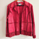 Vintage Suede Patchwork Jacket