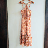 PAIGE Florencia Silk Midi Dress
