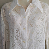 Vintage Cutwork Lace Top