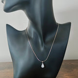 SS Topaz Pendant Necklace