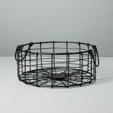 Wire Storage Basket with Handles