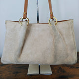 GUCCI Suede Bag w/Pouch