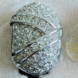 Vintage CHRISTIAN DIOR Swarovski Crystal Earrings
