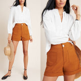 ANTHROPOLOGIE Patch Pocket Shorts