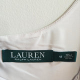 RALPH LAUREN Fit-and-Flare Colorblock Dress
