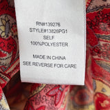 DANIEL RAINN Sleeveless Paisley Blouse