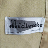 Vintage Wool & Fur Long Coat