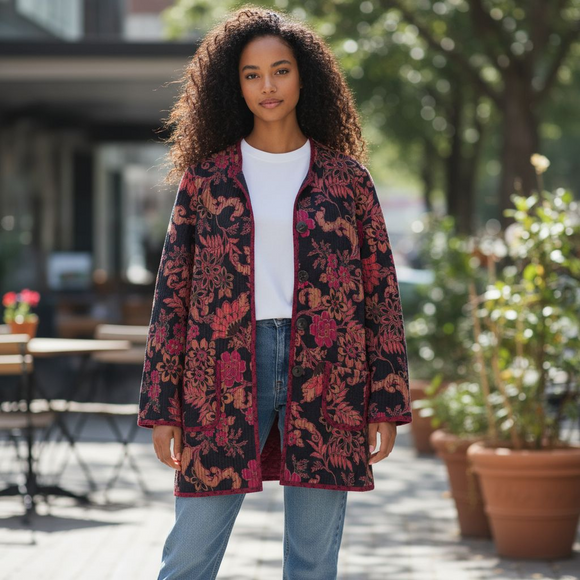 Handmade Reversible Quilted Jacket