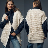 ANTHROPOLOGIE Loopy Cardigan Sweater Vest