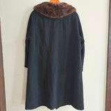 Vintage Cashmere & Mink Coat