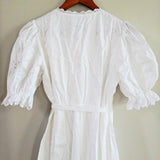 COACH Broderie Anglaise Wrap Dress