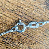 Vintage SS Garnet Necklace & Earrings Set