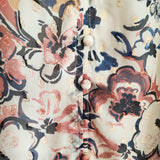 Floral Metallic Thread Blouse