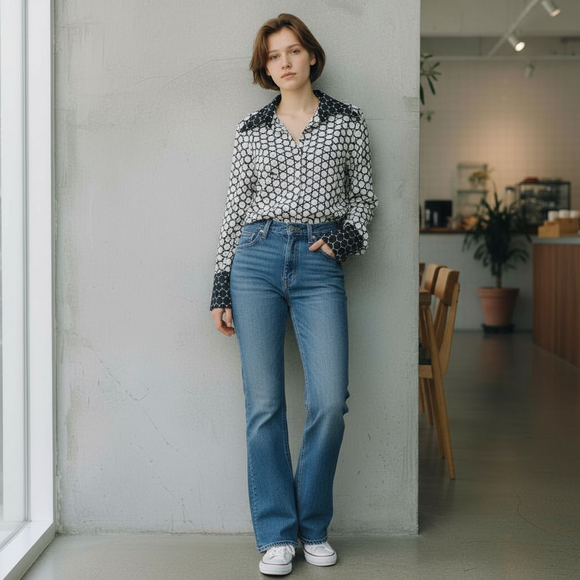 Vintage Geometric Shirt