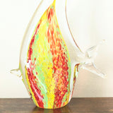 Hand-Blown Murano-Style Angel Fish Sculpture