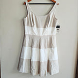 RALPH LAUREN Fit-and-Flare Colorblock Dress