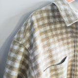 FRAME Gingham Shacket