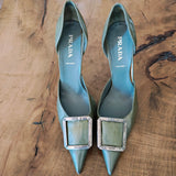 Vintage PRADA Patent Leather d'Orsay Pumps
