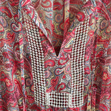 DANIEL RAINN Sleeveless Paisley Blouse